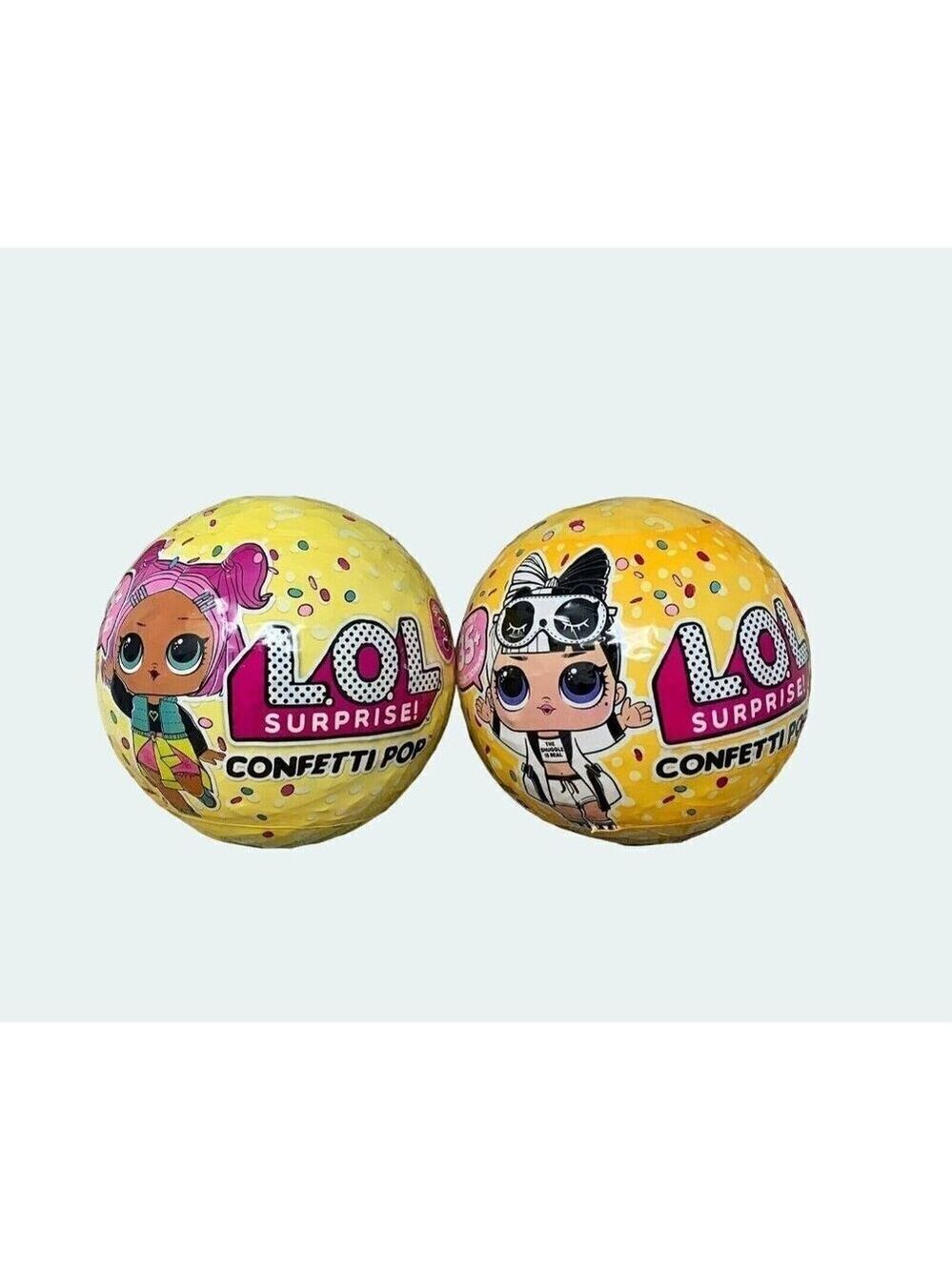 LOL Surprise Doll Confetti Pop Series Lot Rare Ultra Rare One Gold Ball Gift Toy
